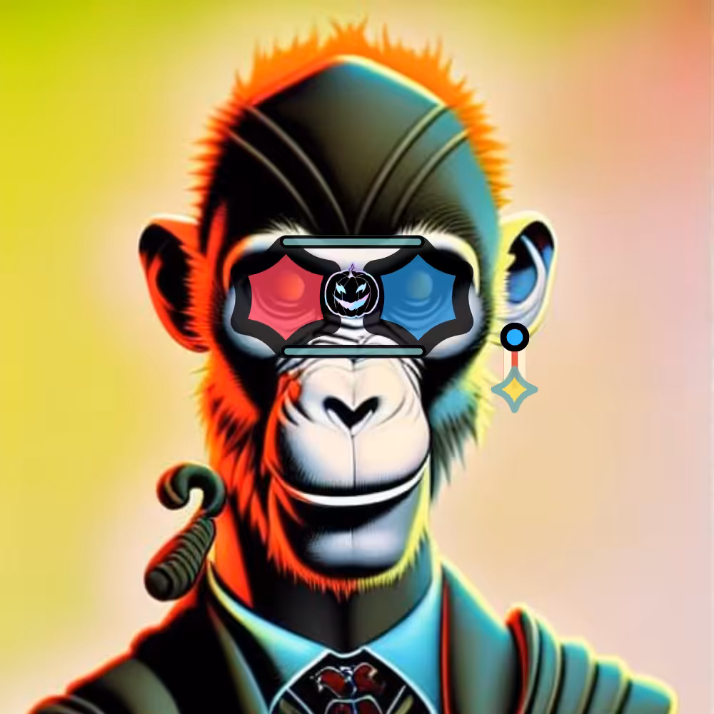mati mask nft: Smart monkey #n68
