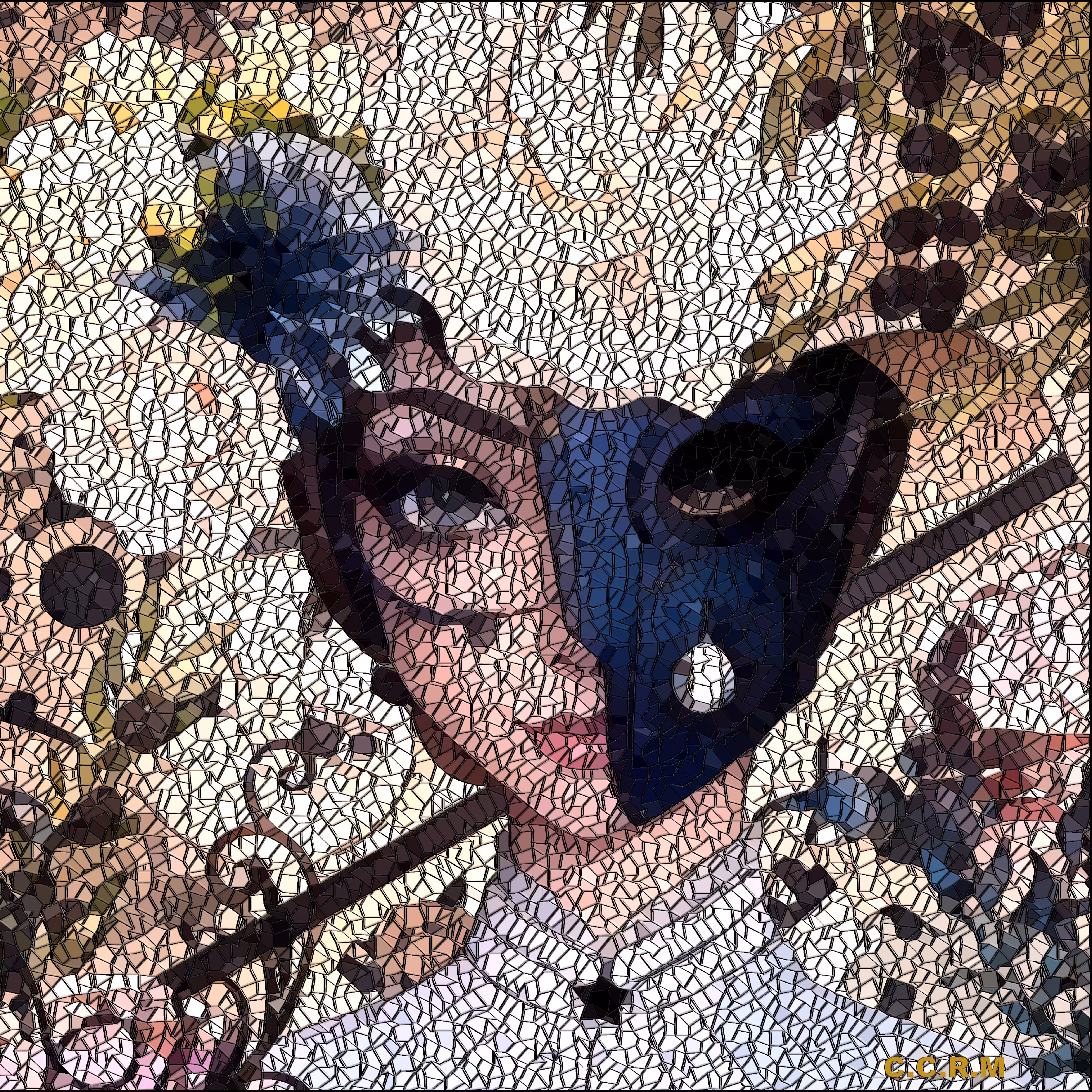 Digiltal  Art Rostros: Distinta