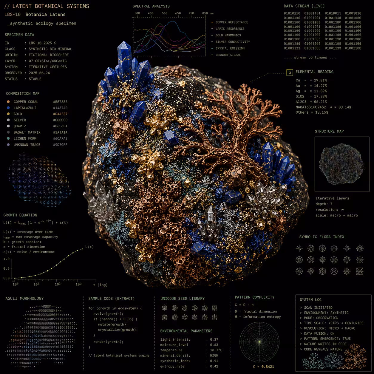 Latent Botanical Systems: LBS–11- Ferrous Lithic