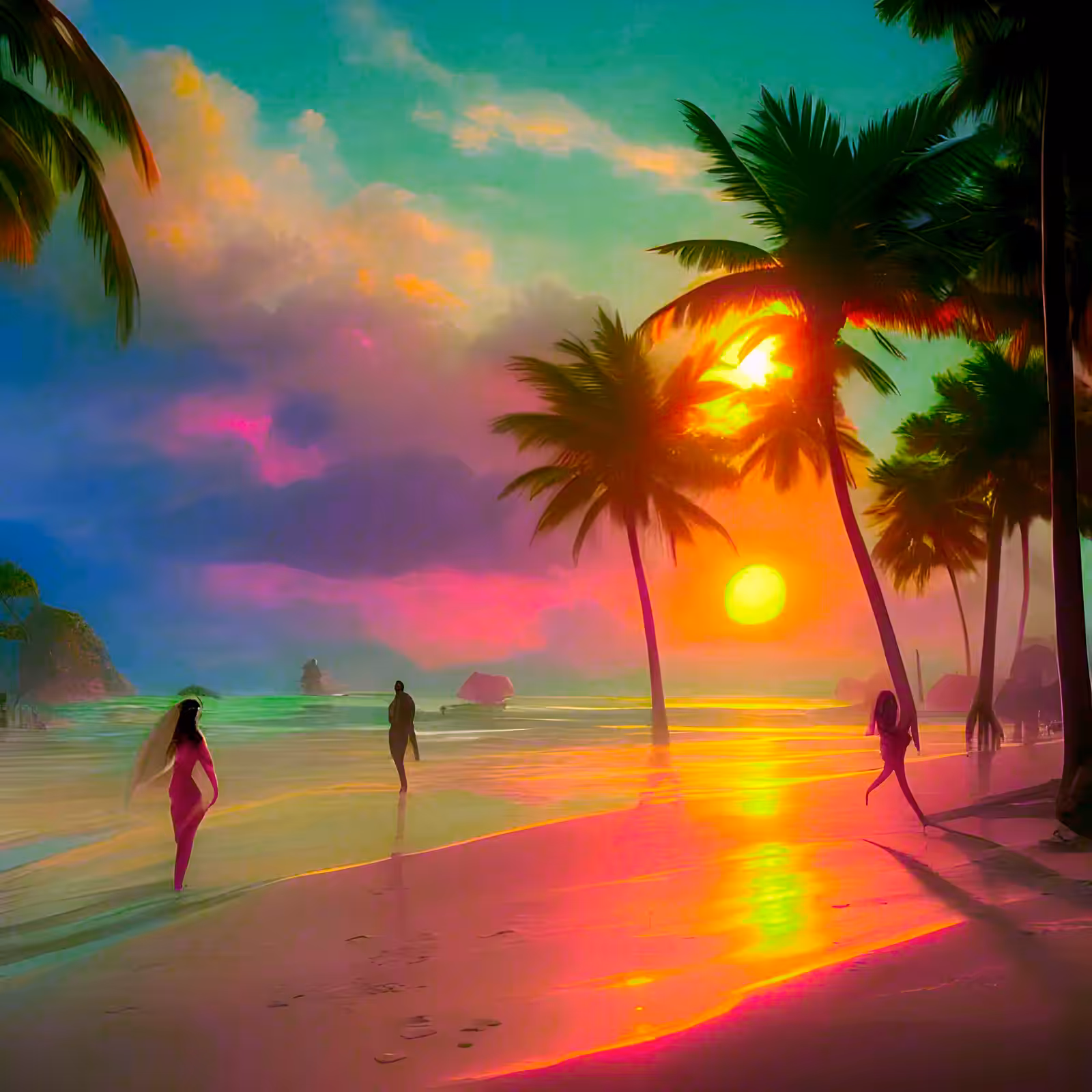 A Walk at Sunrise