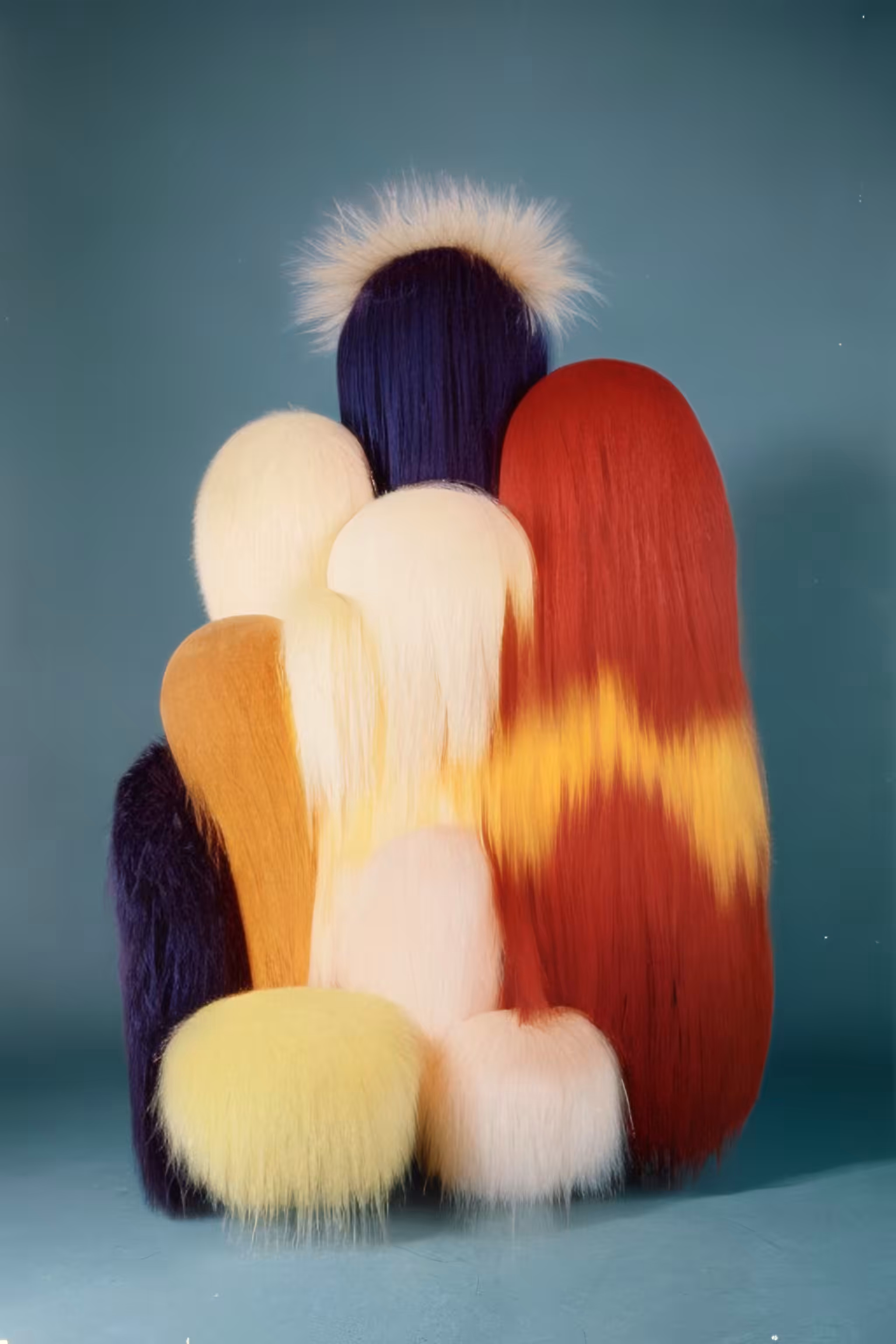 Michiel van der Zanden | hairy family 1 | 2023 | 3072 x 2048โ pixels | png