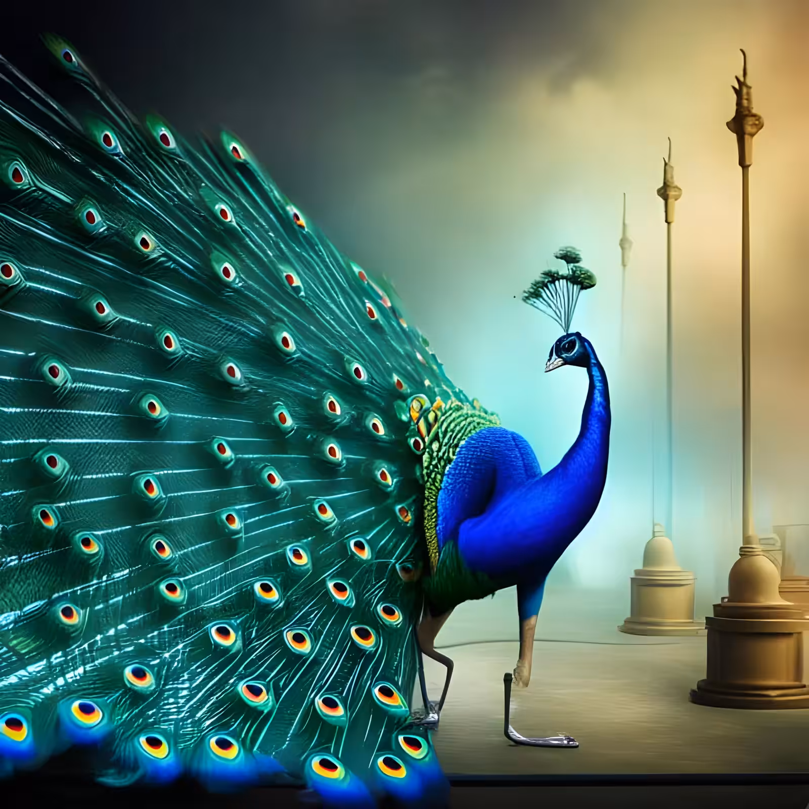 A Peacock in Paris