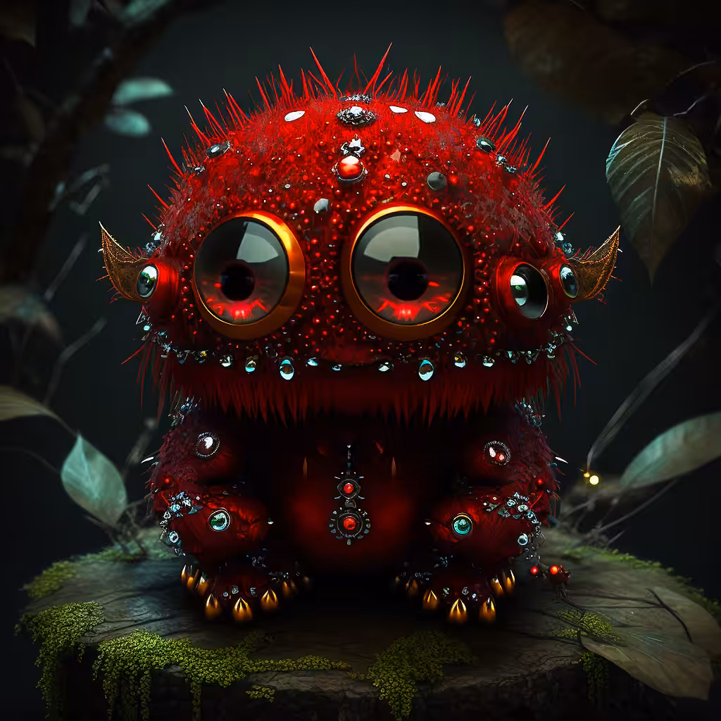 Adorned monster #01