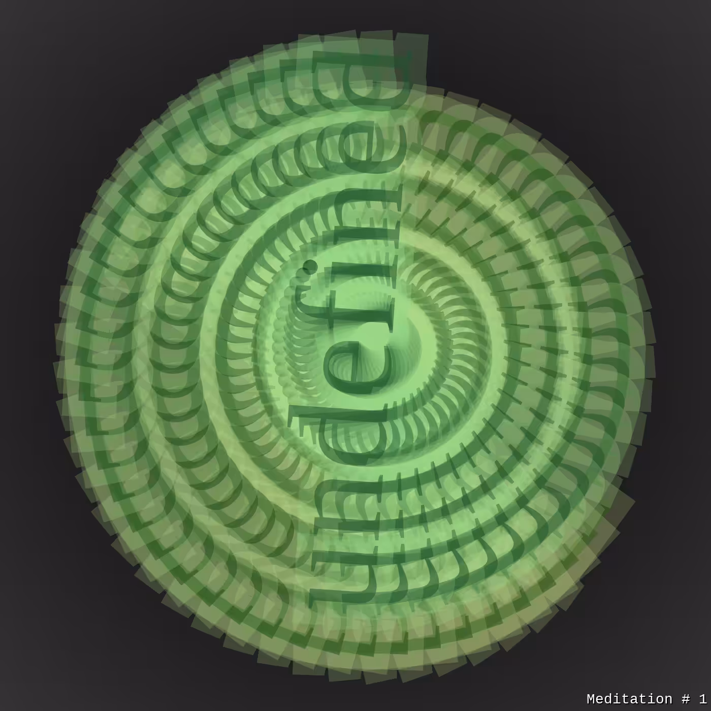 Laevorotatory Meditation on Undefined #1