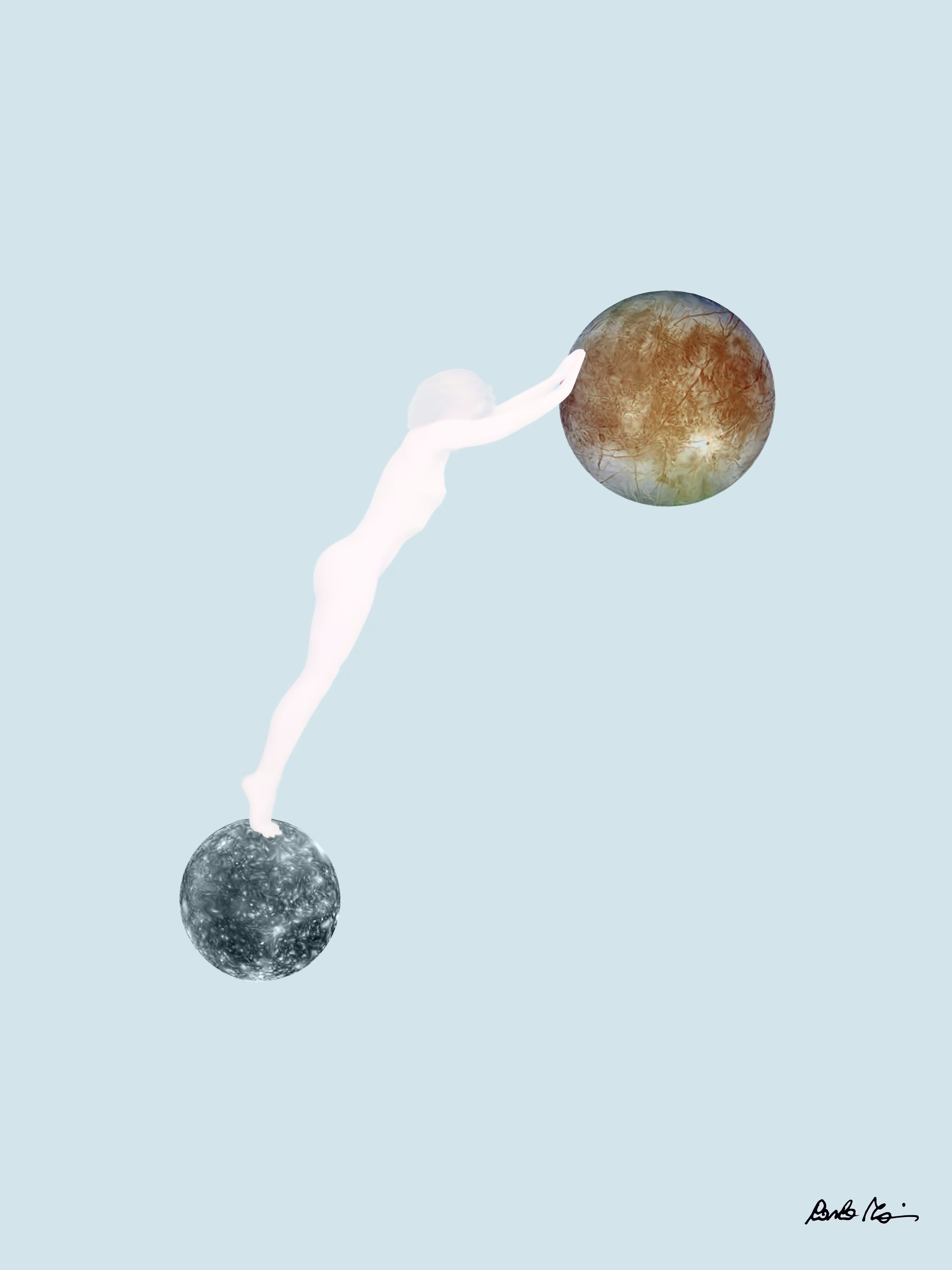 Between Europa and Callisto