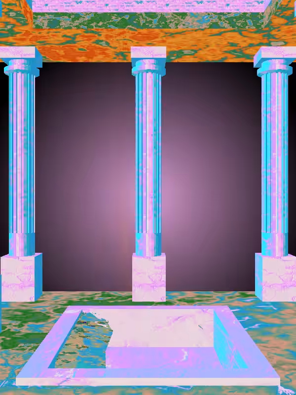 HeavenComputer: The Fading Rising Holographic Glow Man #6716