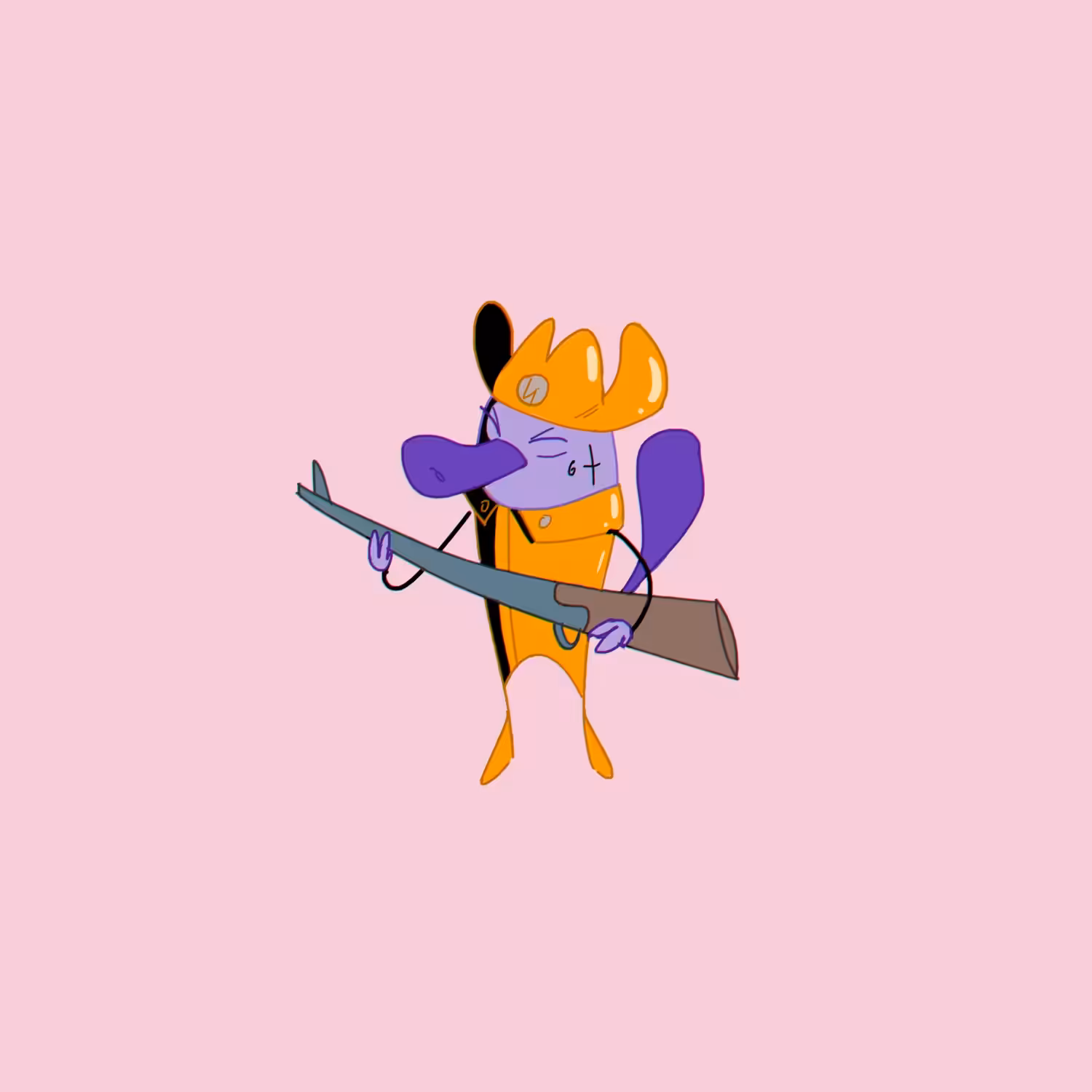 platypus with shotgun