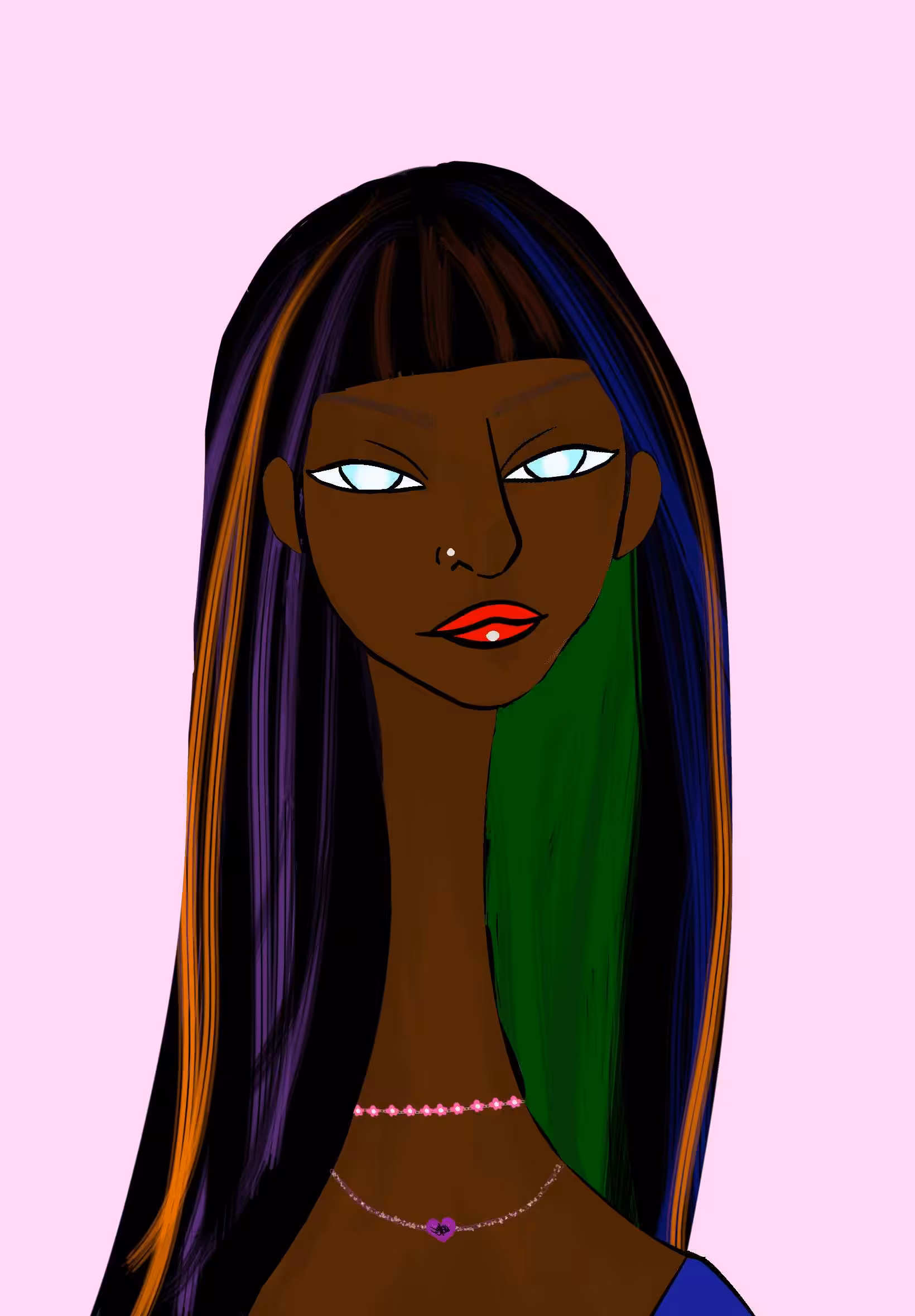 Long Neckie Lady #1265