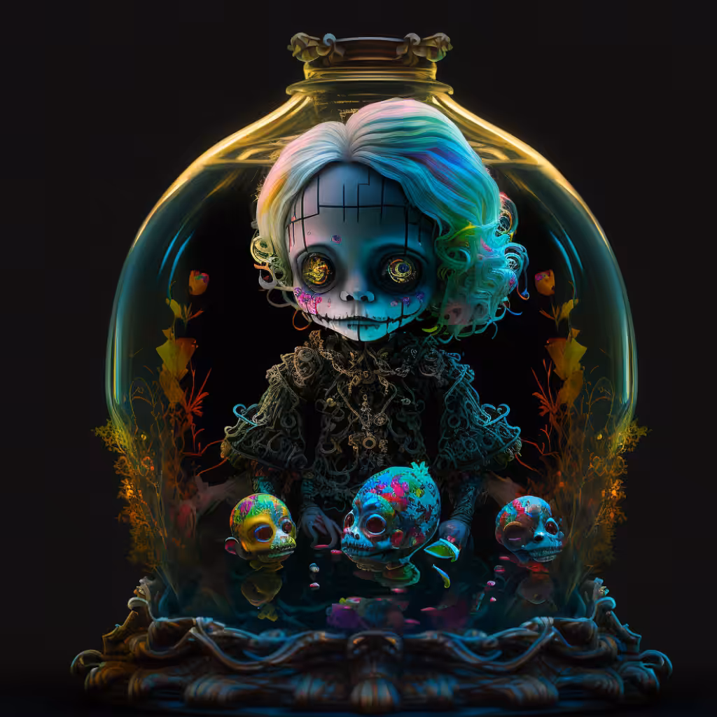Voodoll with pet #11