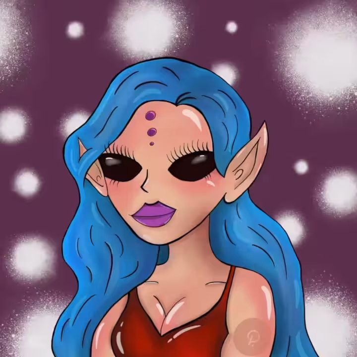 Polkadot Princess (Cryptomartians Collection)