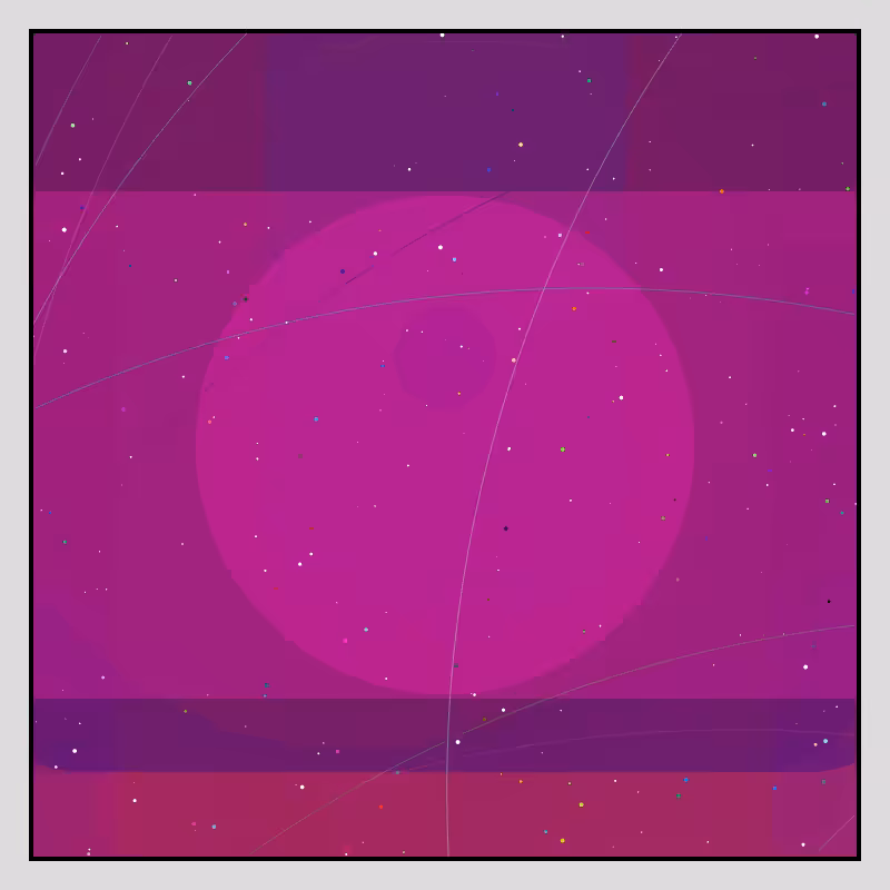 Color Field Starry B #13