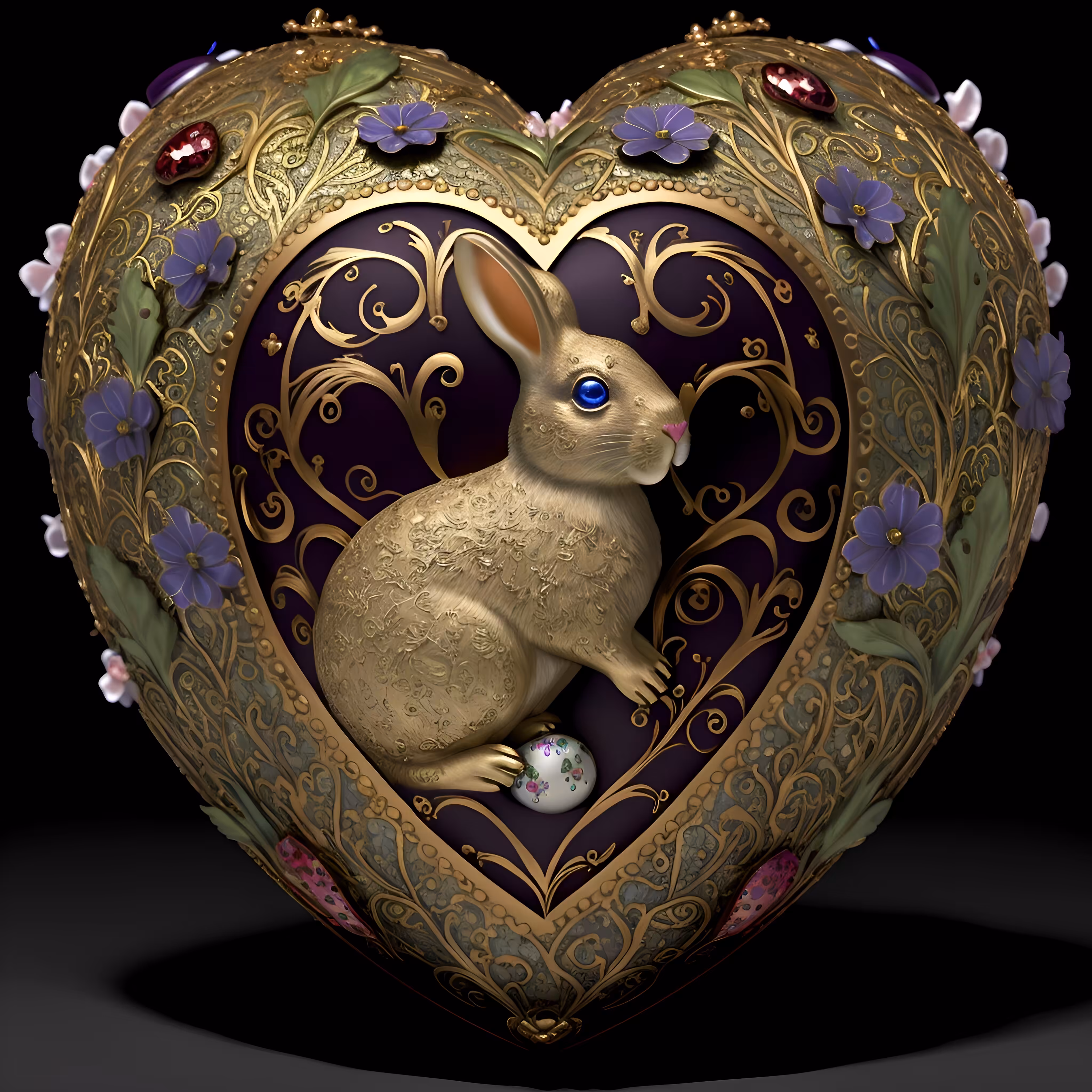 Golden bunny 