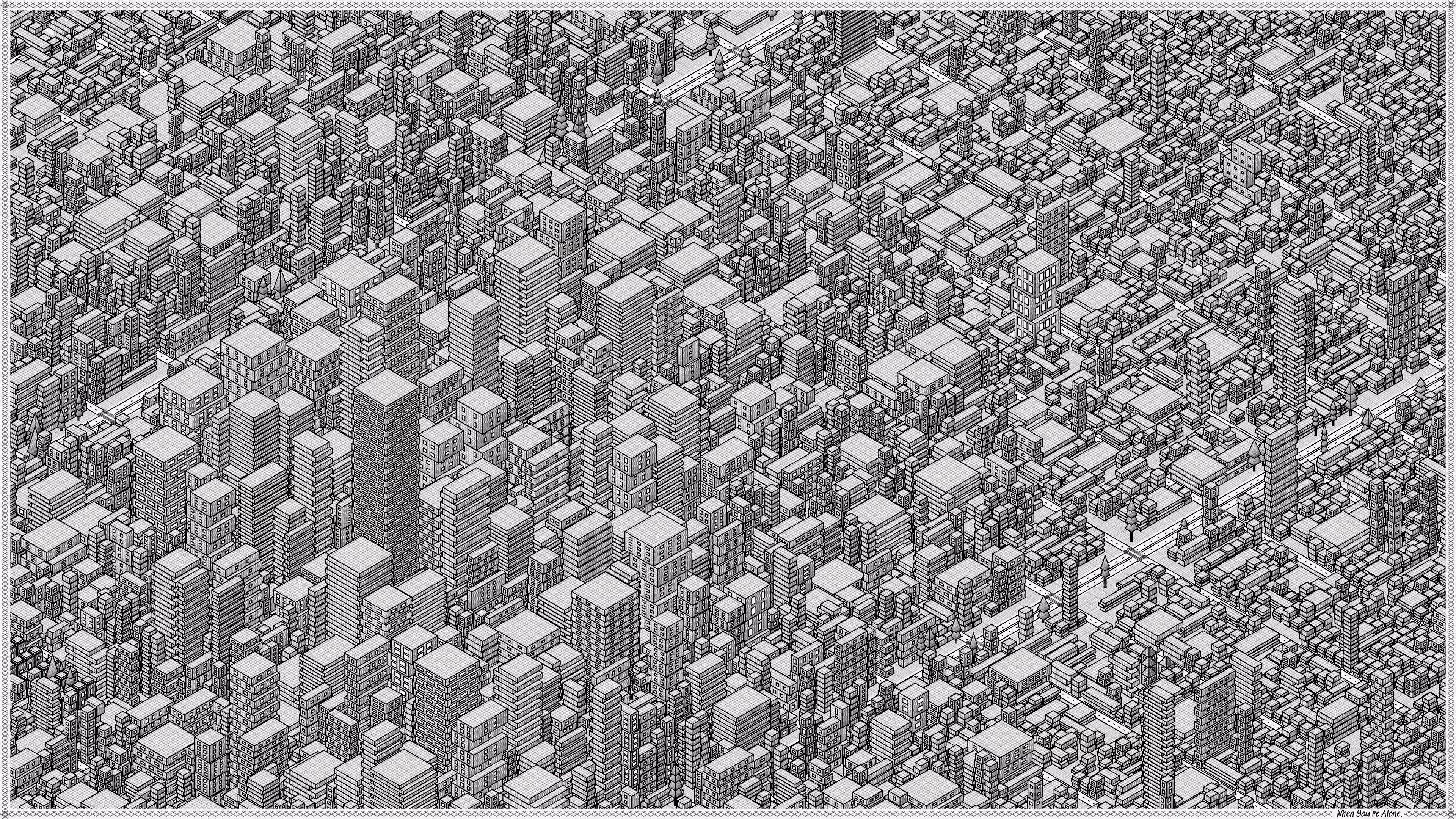 A Dystopian City of the Future