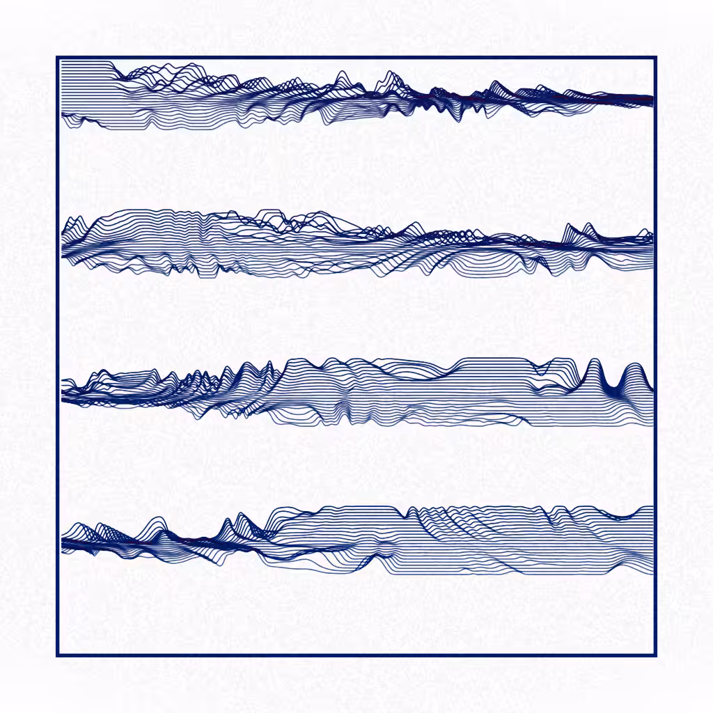 Blue waves.