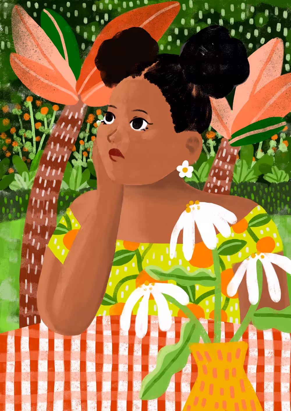 Girl on Garden