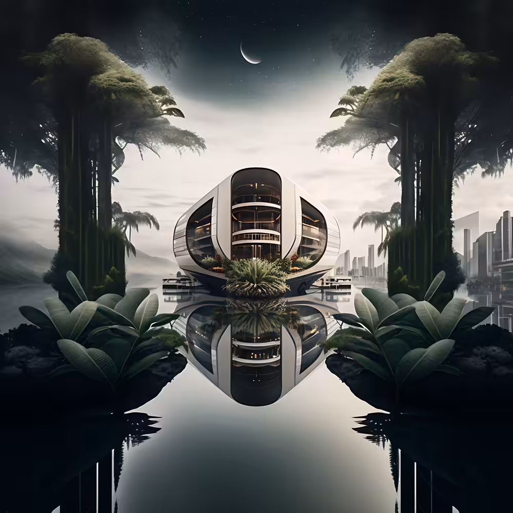 The futuristic Harbor