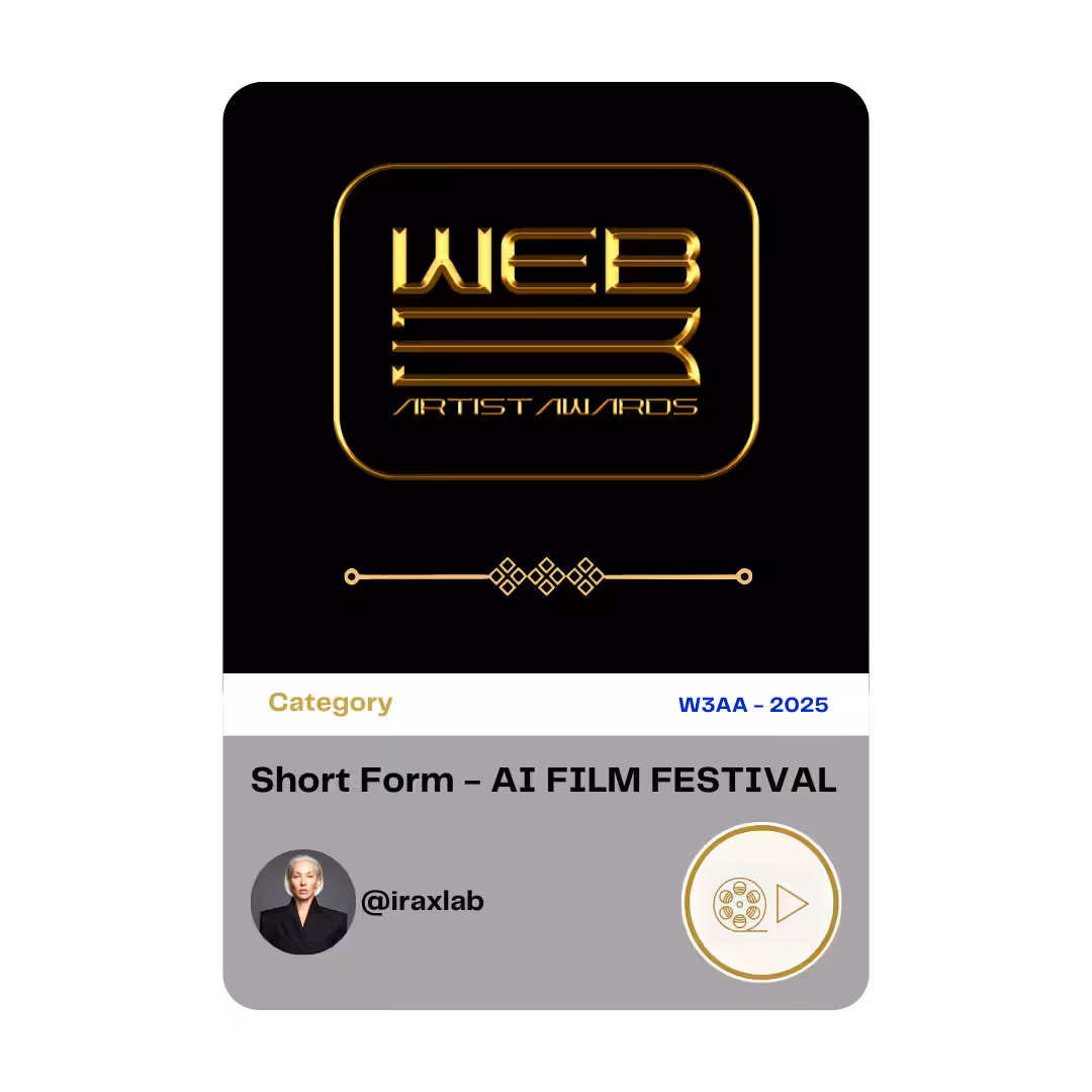 Award 10 - AI Film Festival - Short Form - @iraxlab