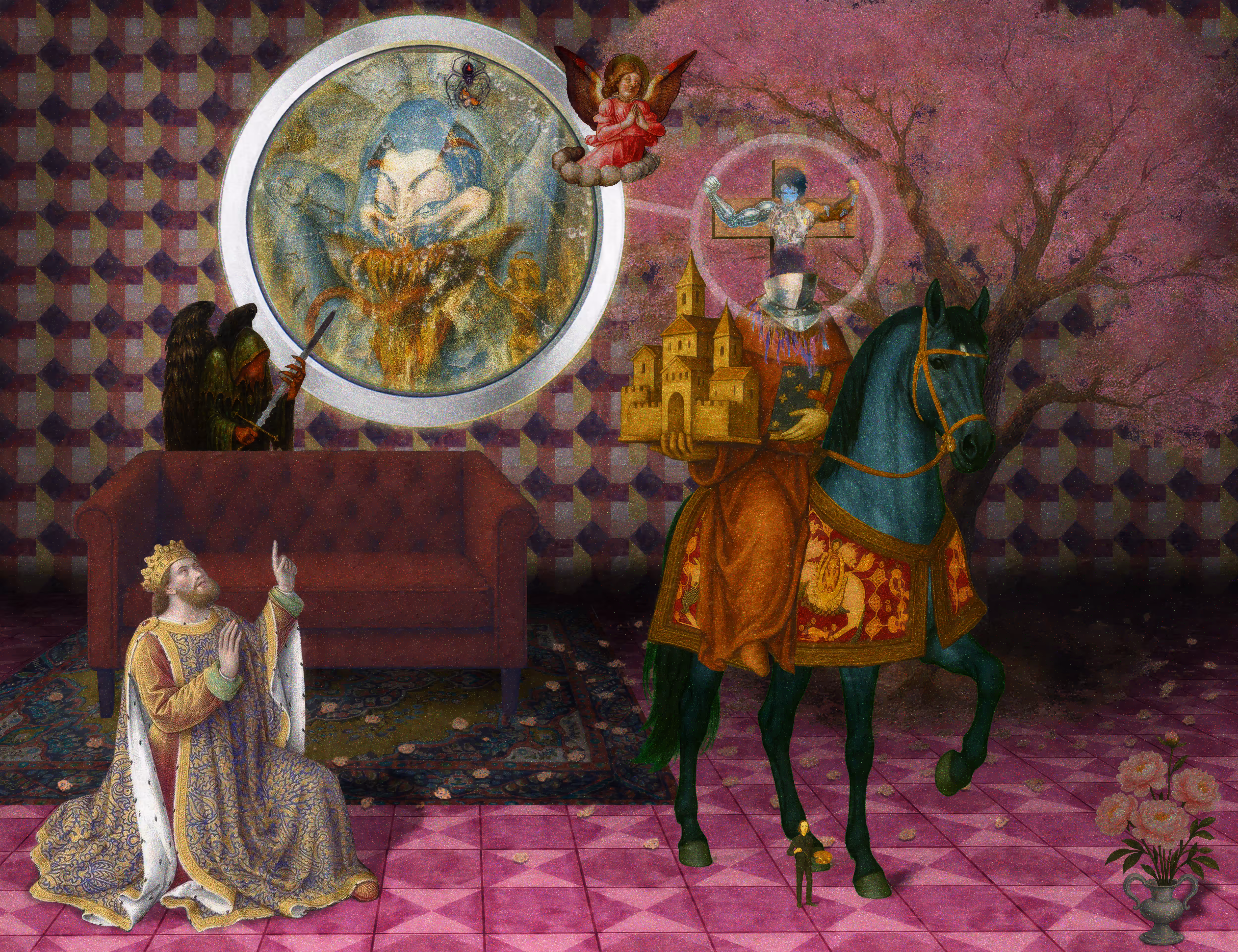 The Pilgrim’s Living Room Crucifixion; Mona Lisa Hyper-Gamble #160