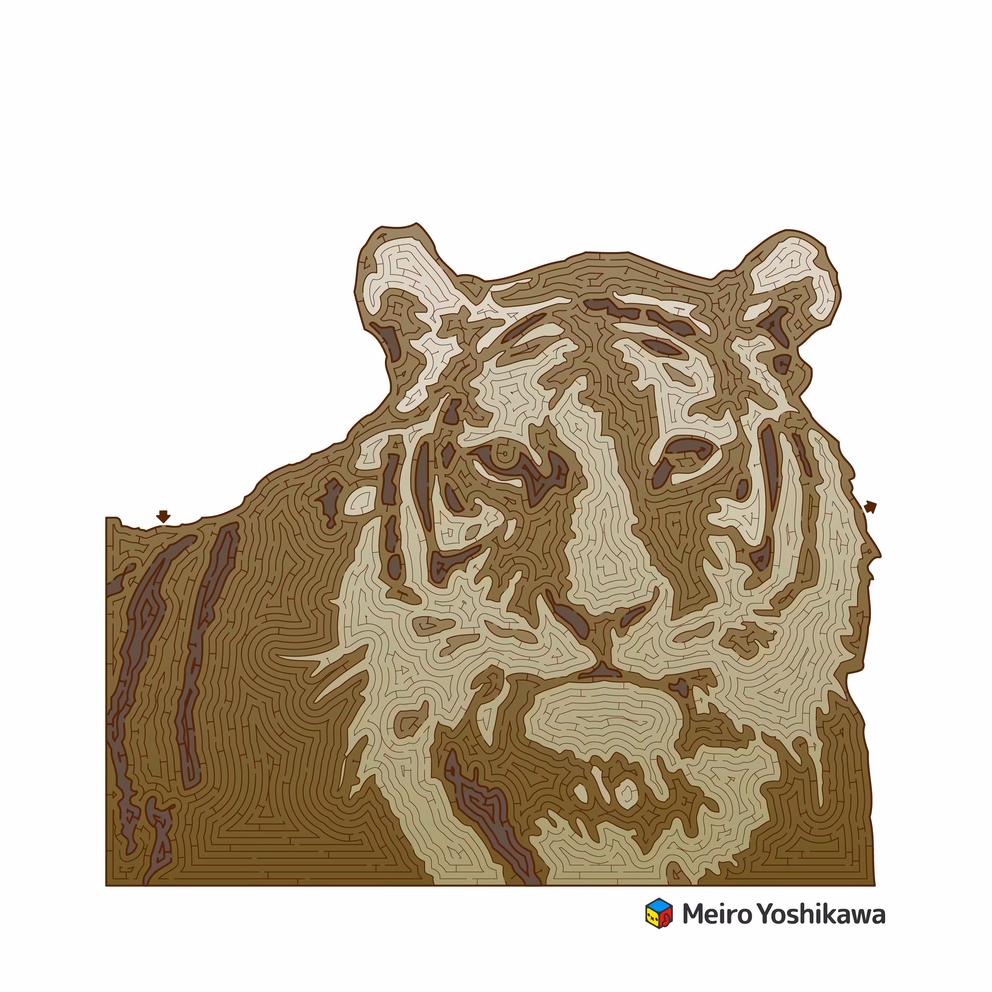 Mazes #002 "Tiger"