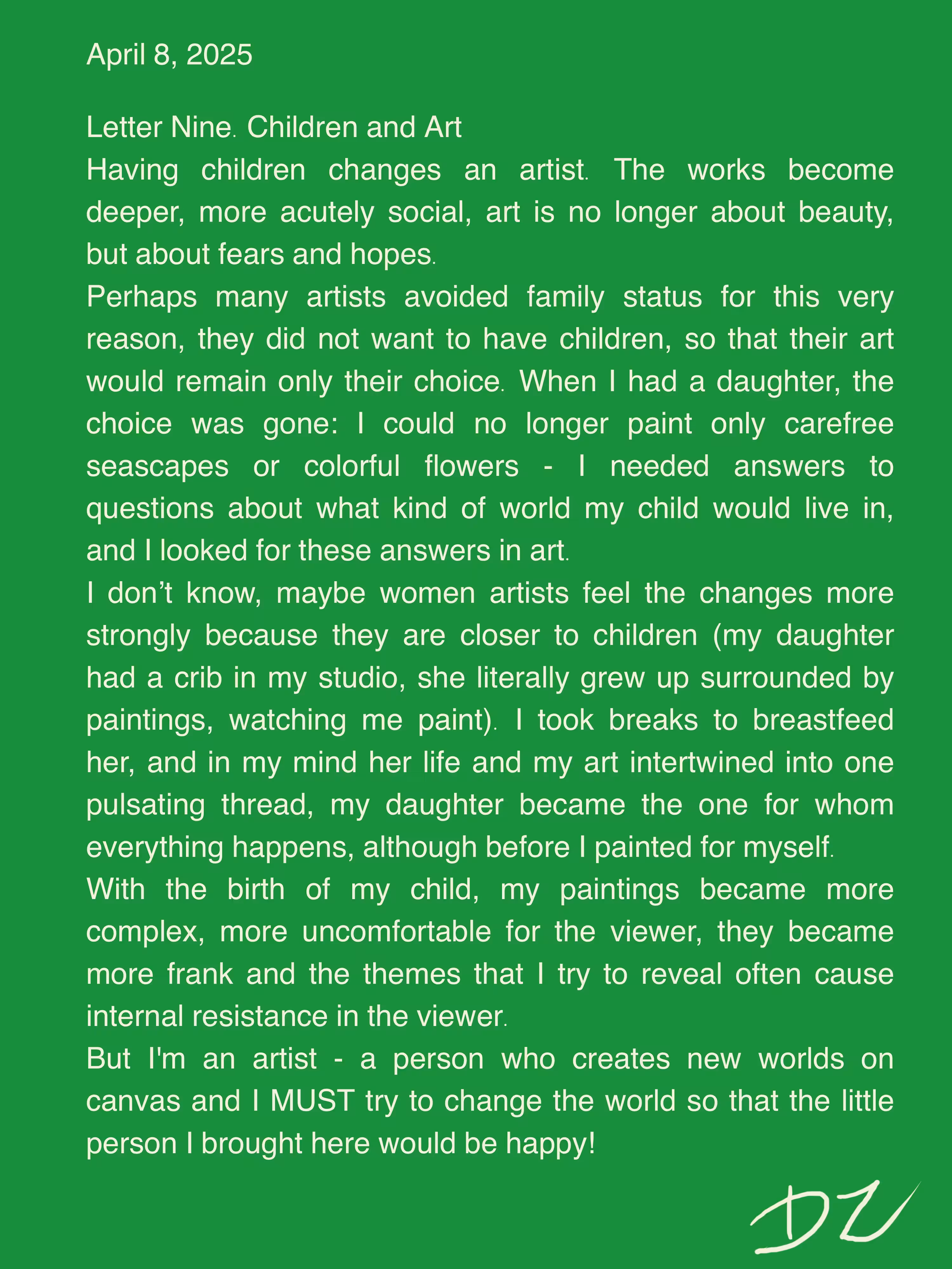 Letter #9