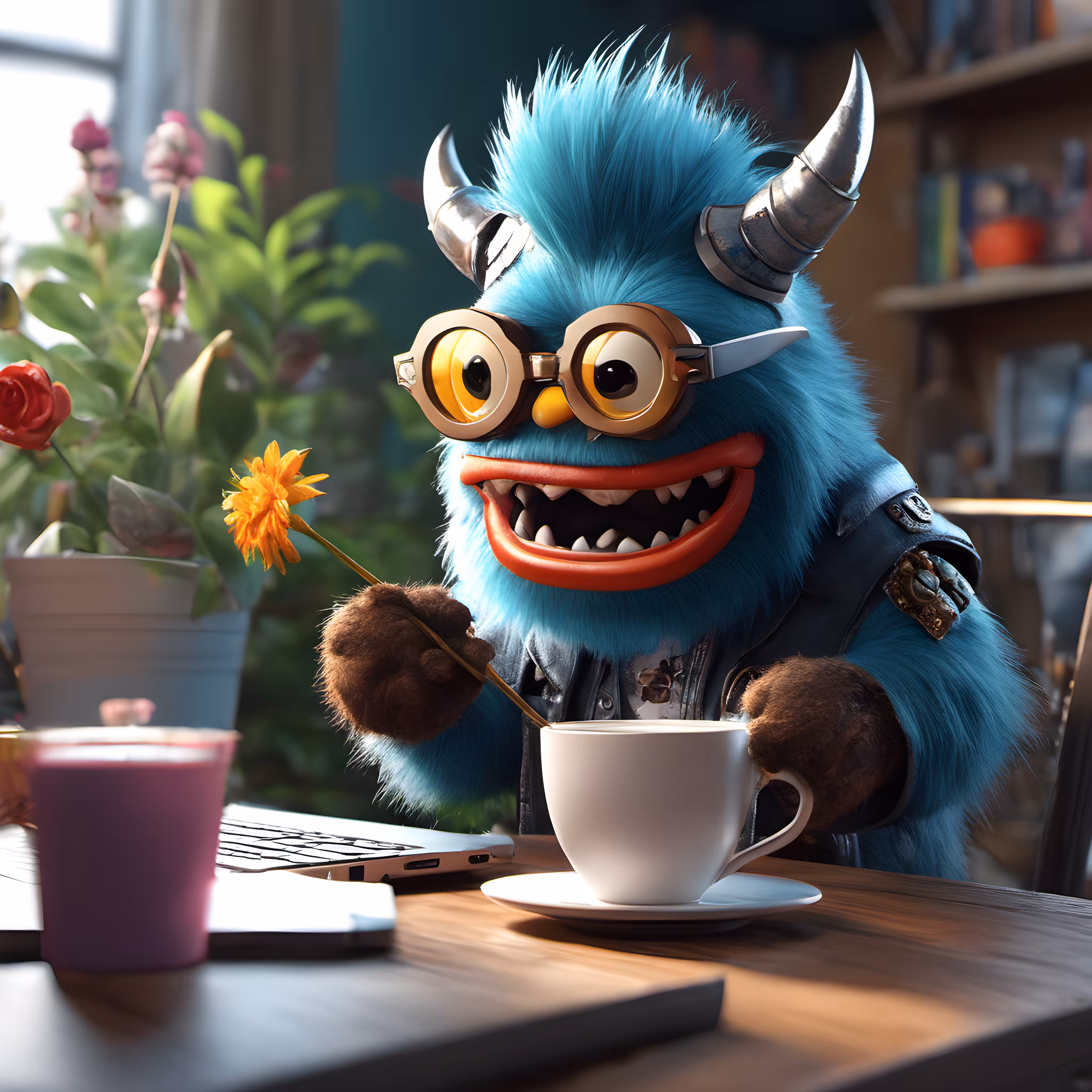 "Coffee Monster #18"