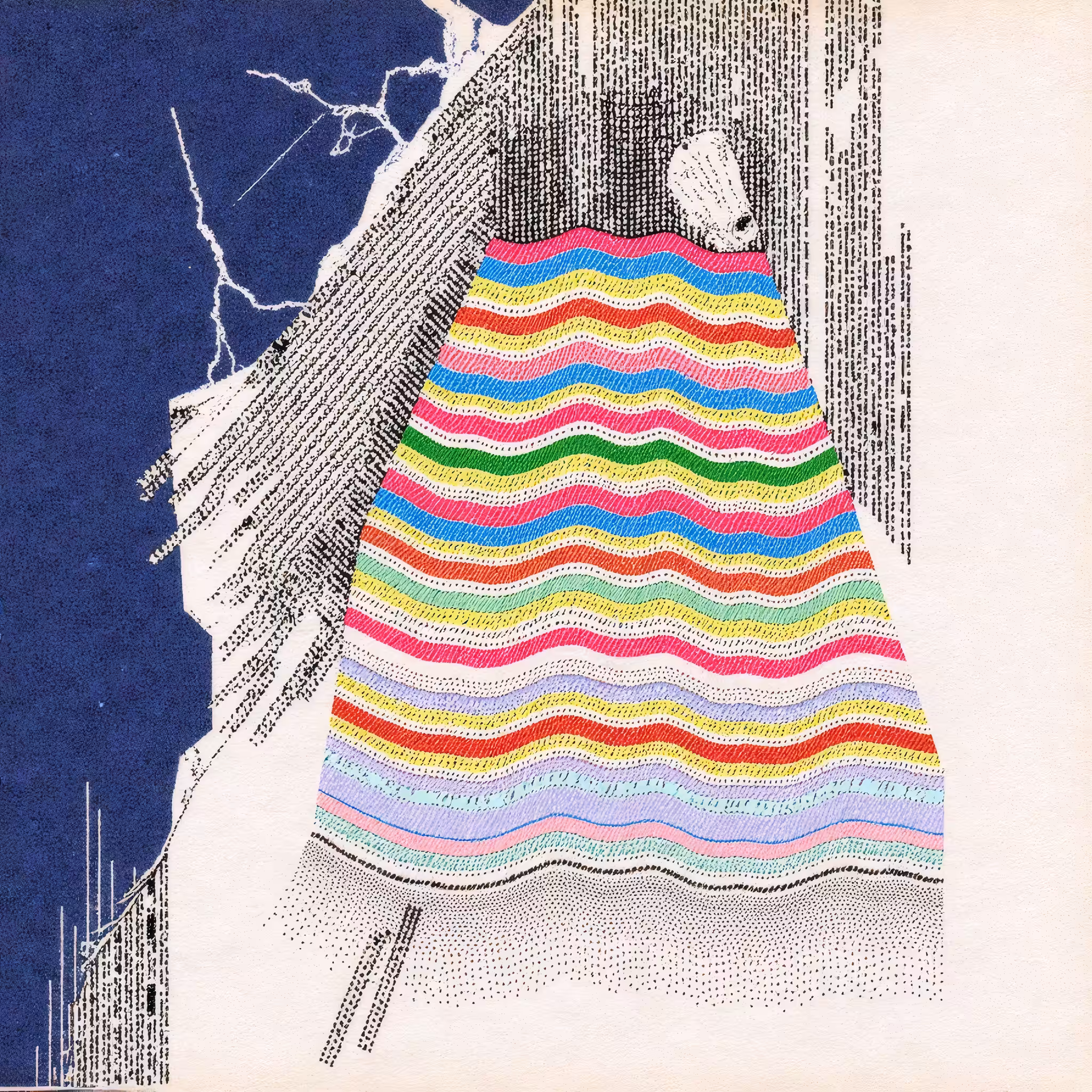 The hand weaving digital mind and analog matter into living memory