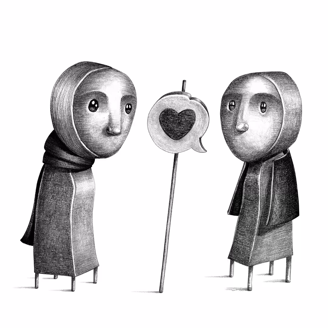 LOVE grayscale