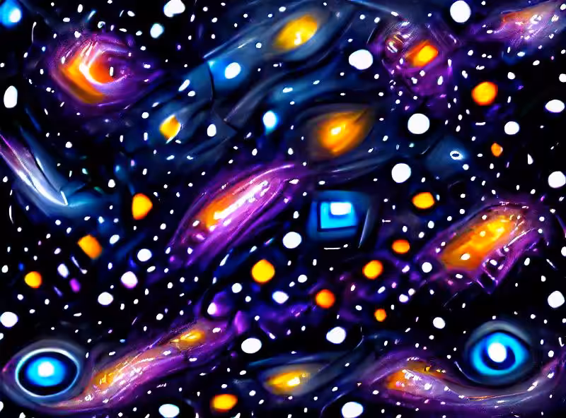 Abraham's First Works: Galaxy of Pixel