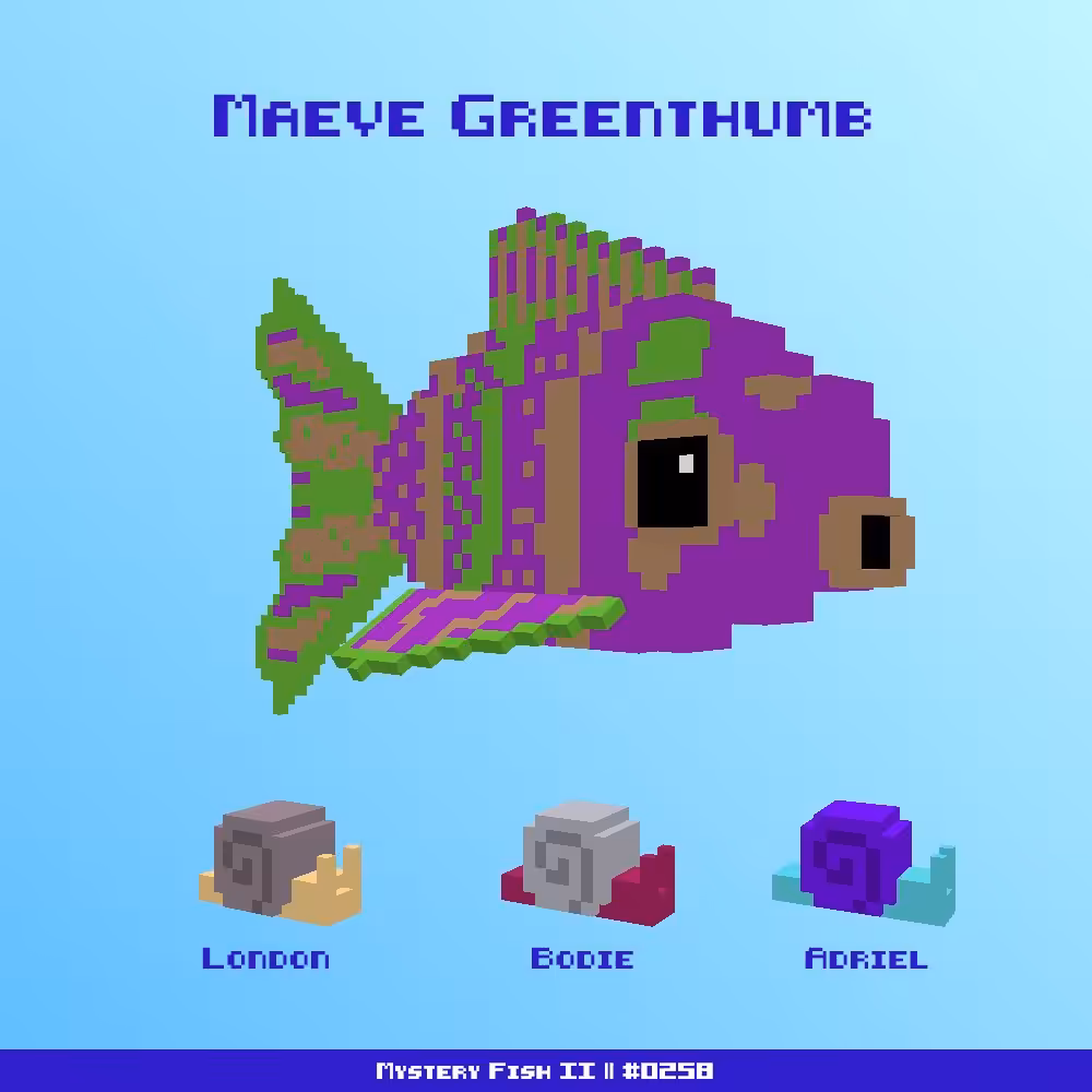 Maeve Greenthumb :: Mystery Fish 0258/1000