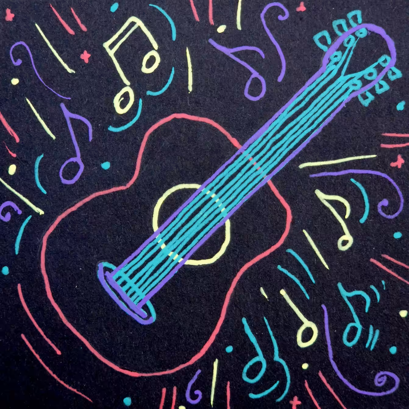 Morning cards: Guitar