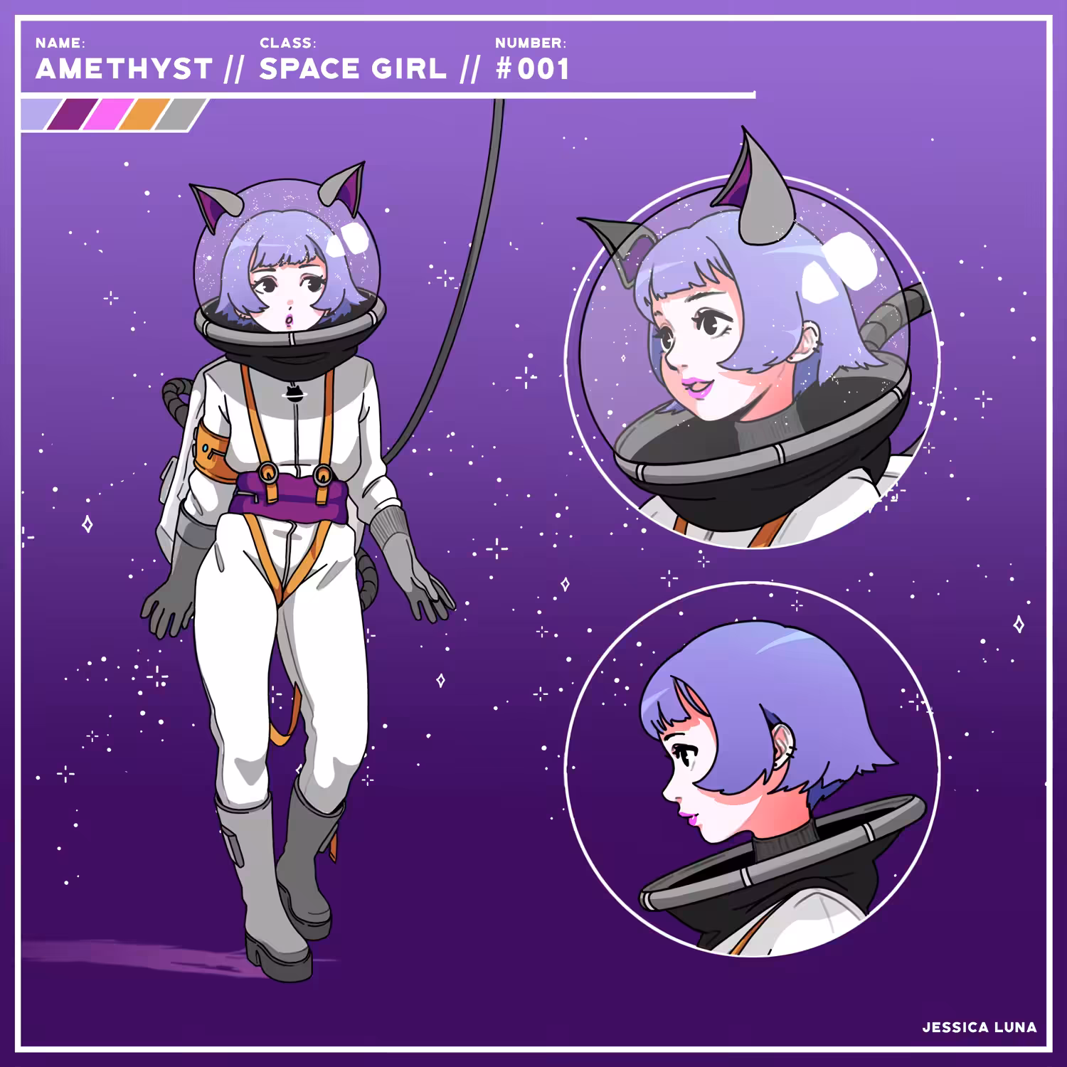 Amethyst - Space Girl - #001