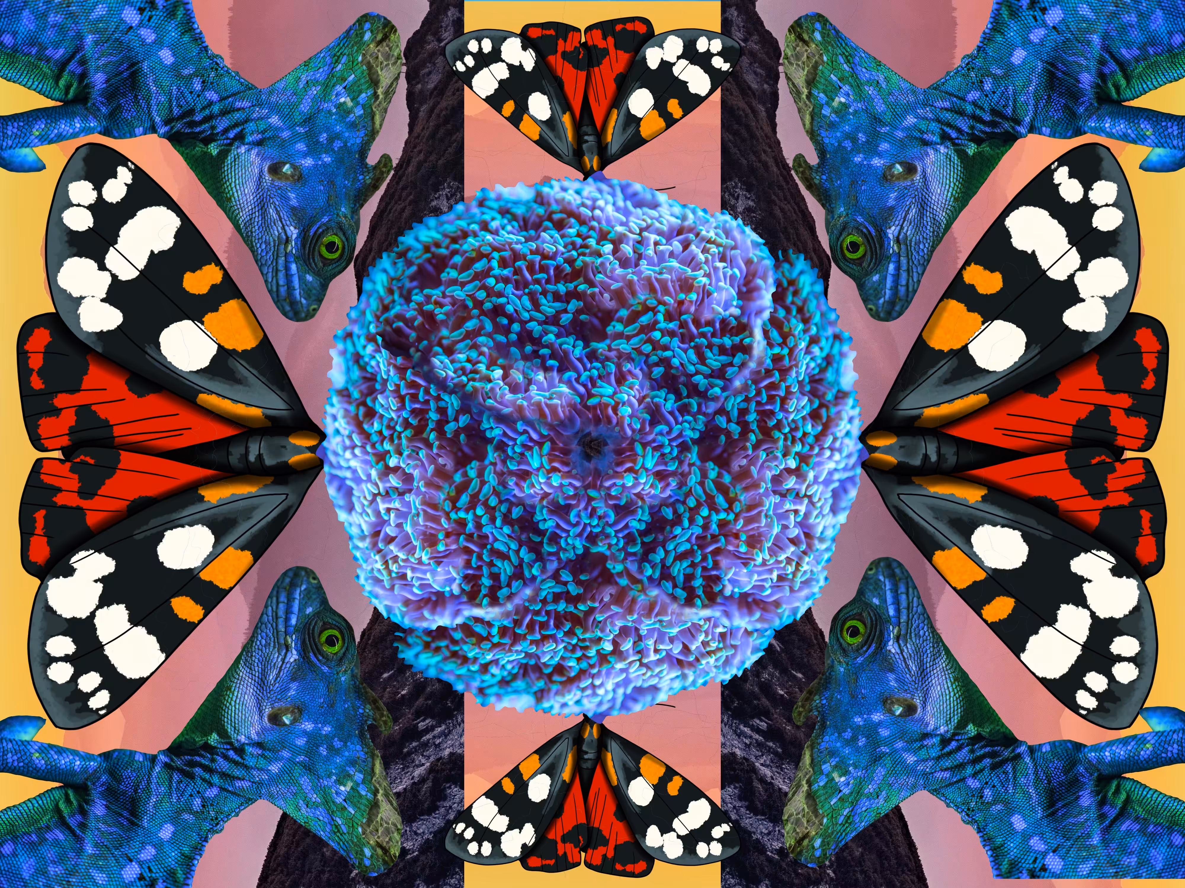 Blue quadrate Divine