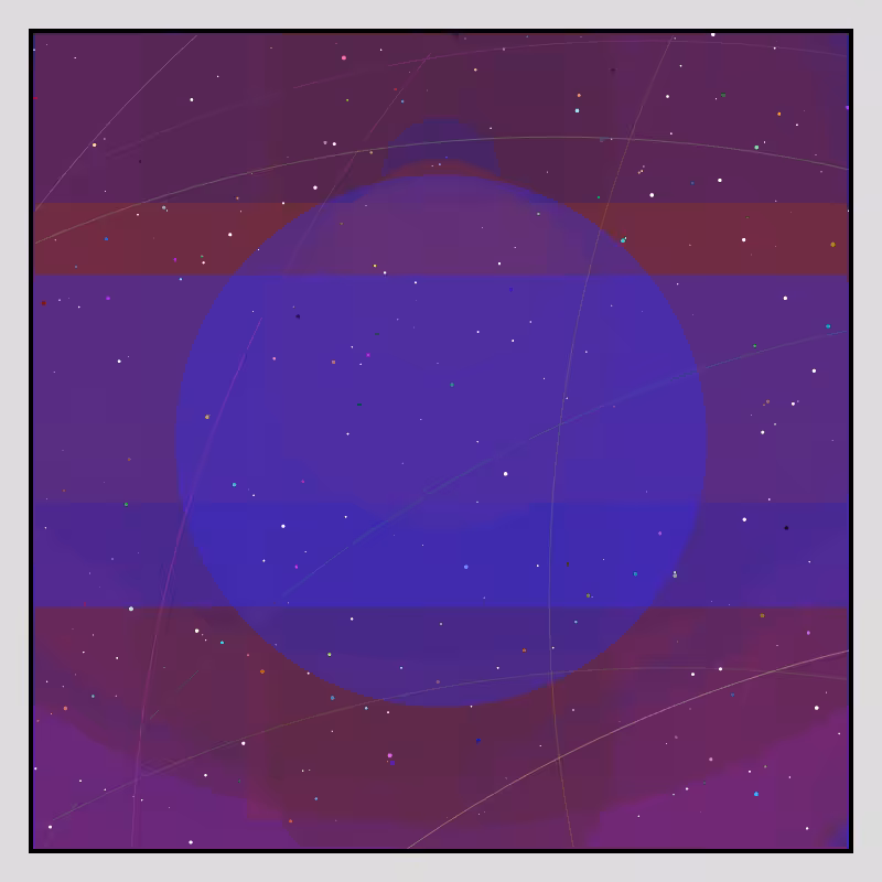 Color Field Starry B #92