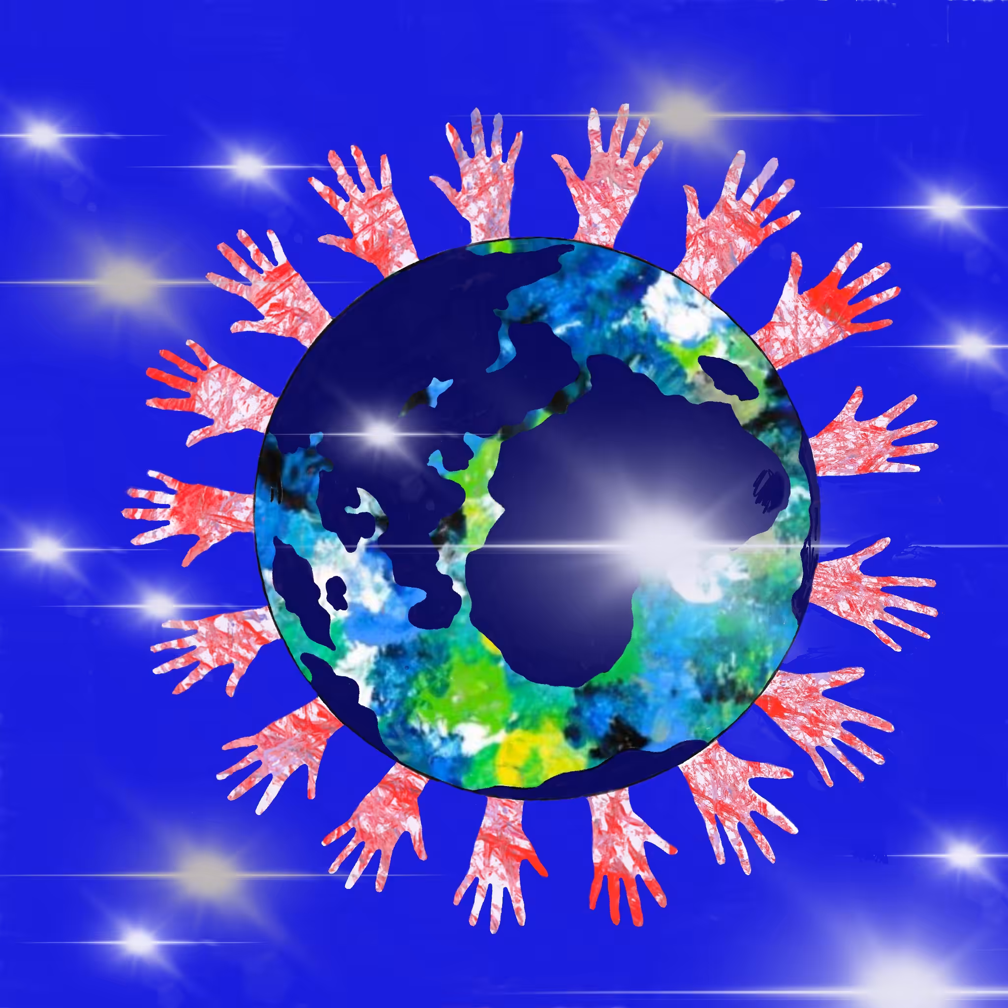 Little Hands Are Rocking Our Big World by Leigh x Cayden