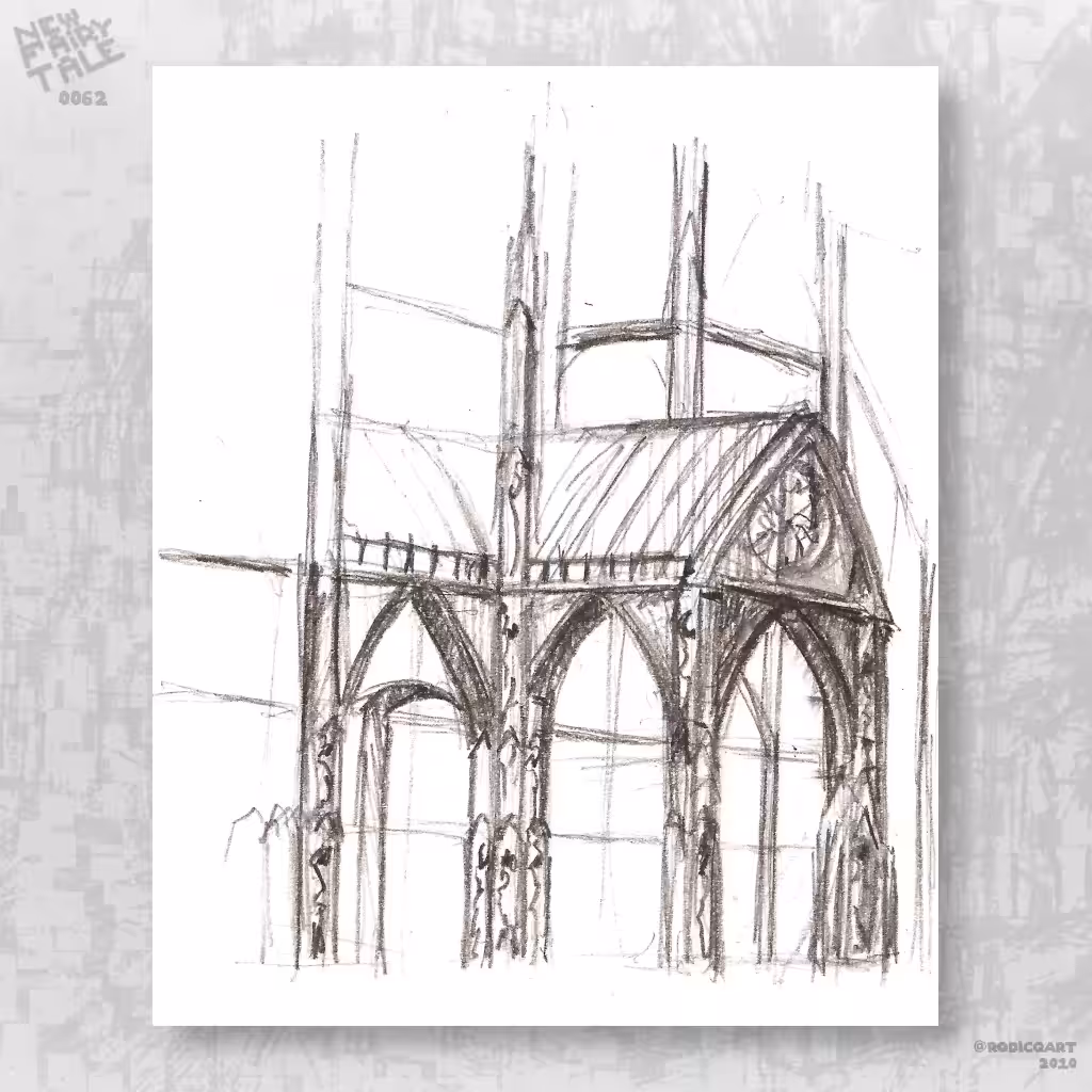 Cathedral in Sketchbook 0062