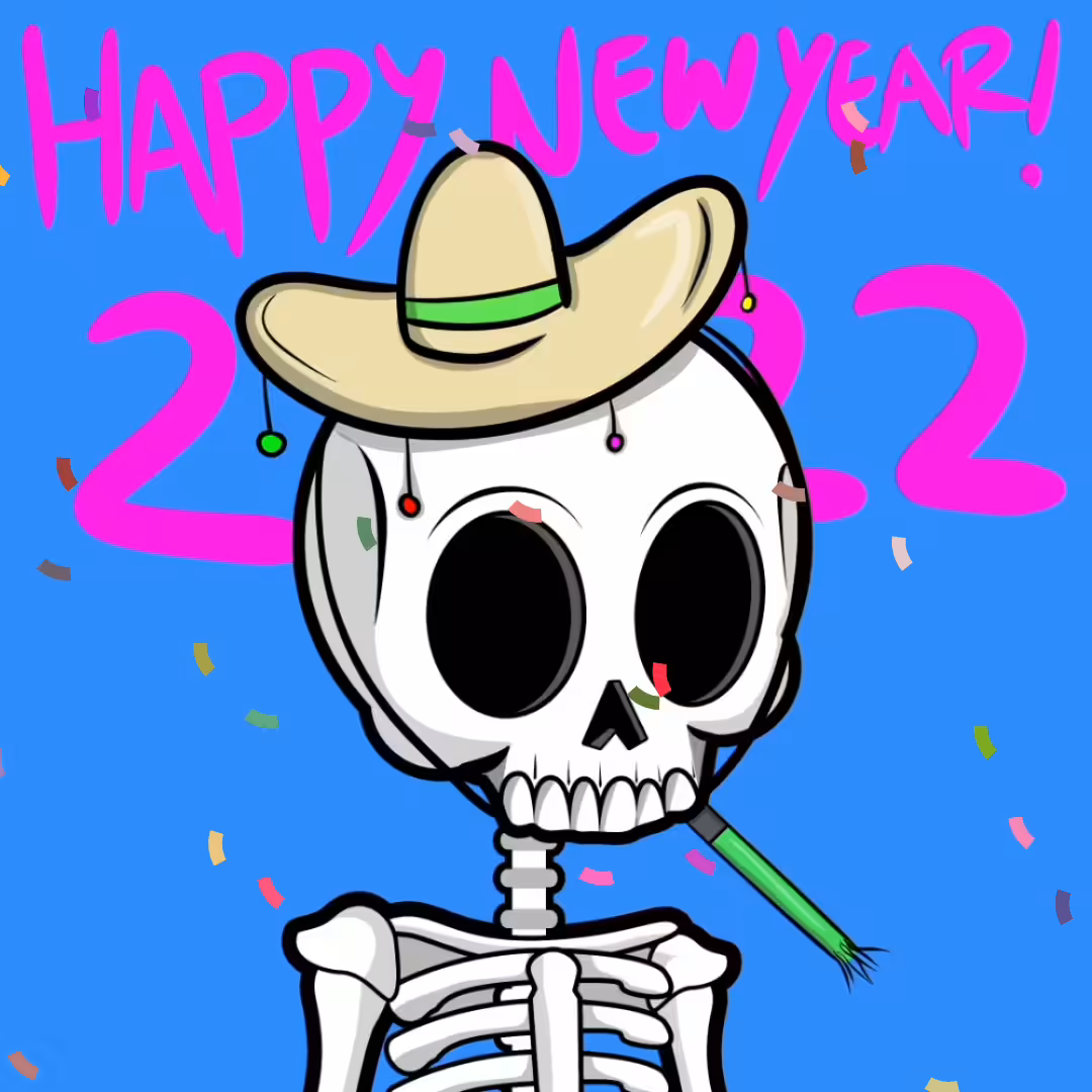 Edgar The Skeleton - HAPPY NEW YEAR 2022! #197