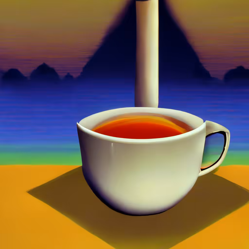 a cup of tea from the early internet era