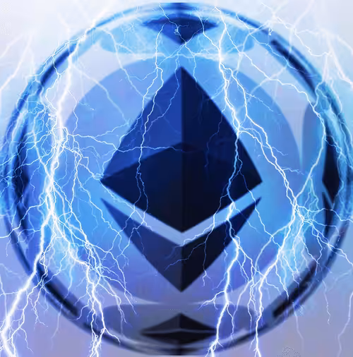 CRYPTO FAN ART GALLERY: Lightning bolts Ethereum Edition