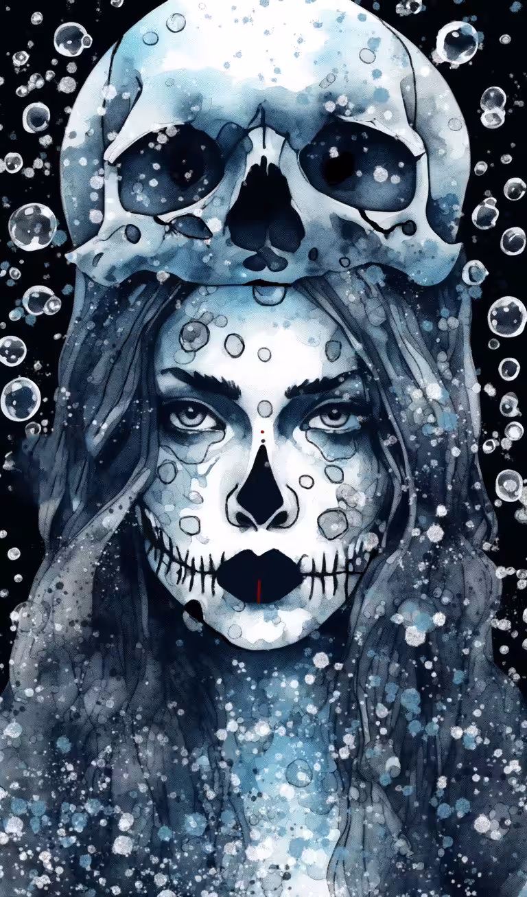 skull girl #3