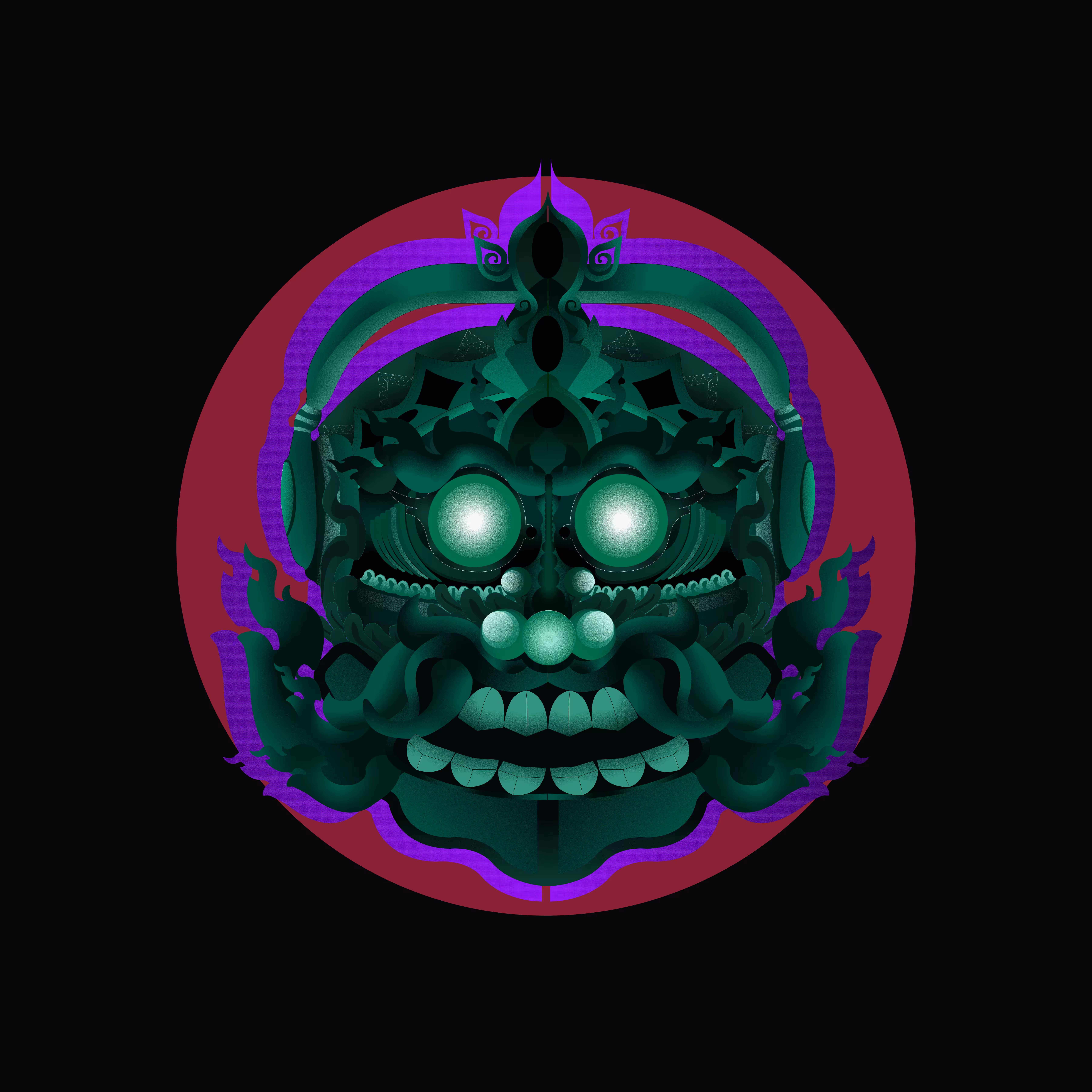 YAKk Demon mask