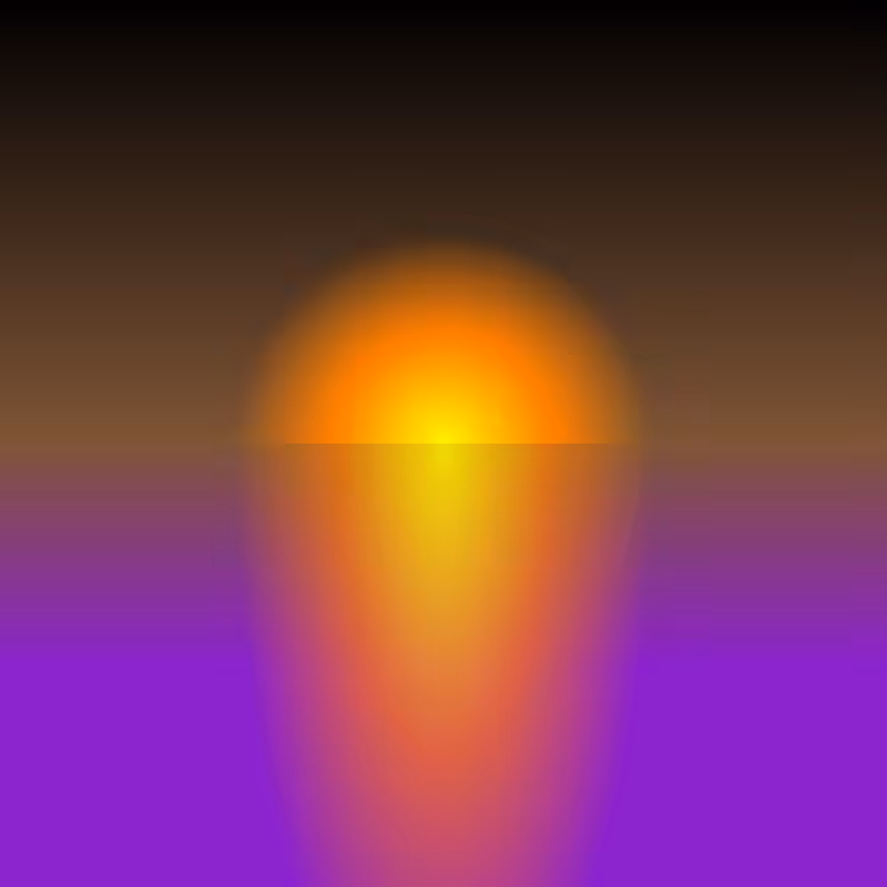 Sunset over random planet #7