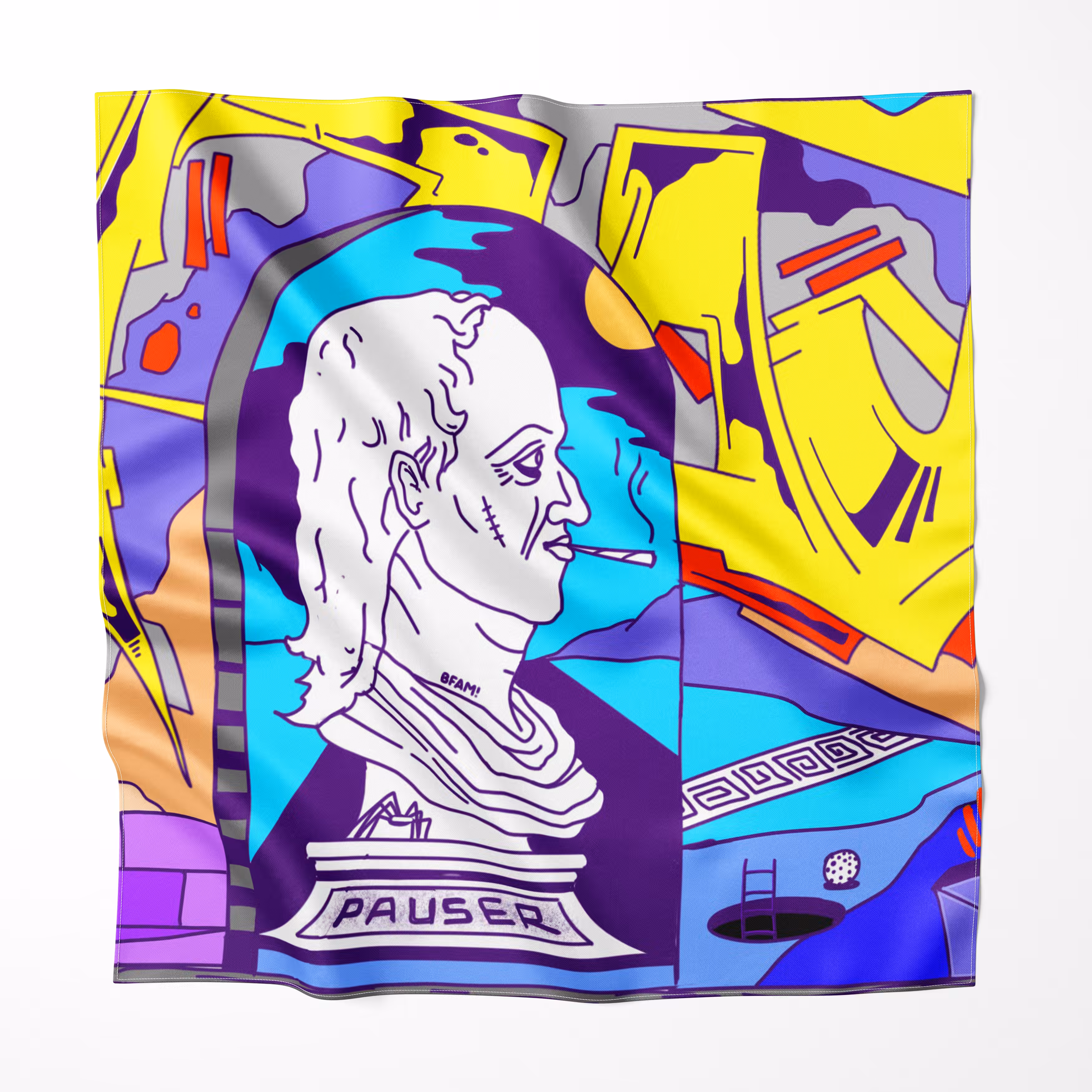 $Silk Scarf "Maecenas"