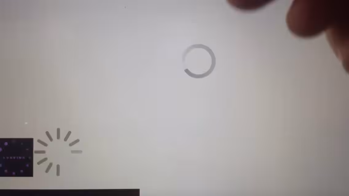 Paint on the screen