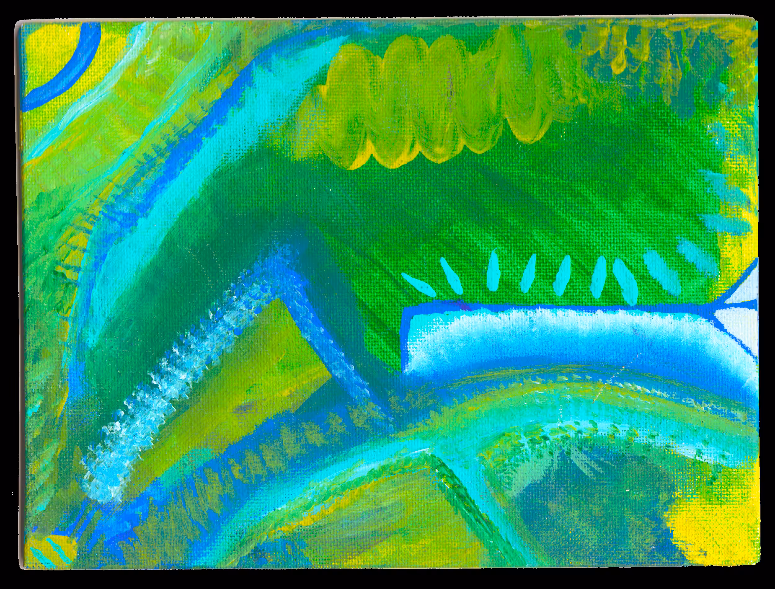 Ziggy Acrylics ~ (Fields of Green)