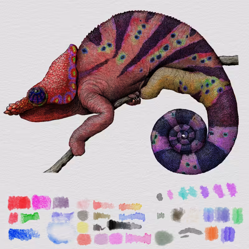 Colorful Cameleon #15