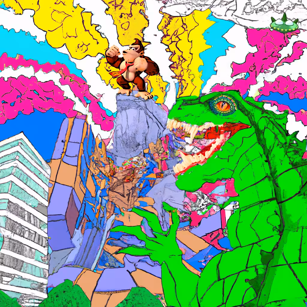 Re-Thinking  GODZILLA: Godzilla vs Donkey Kong