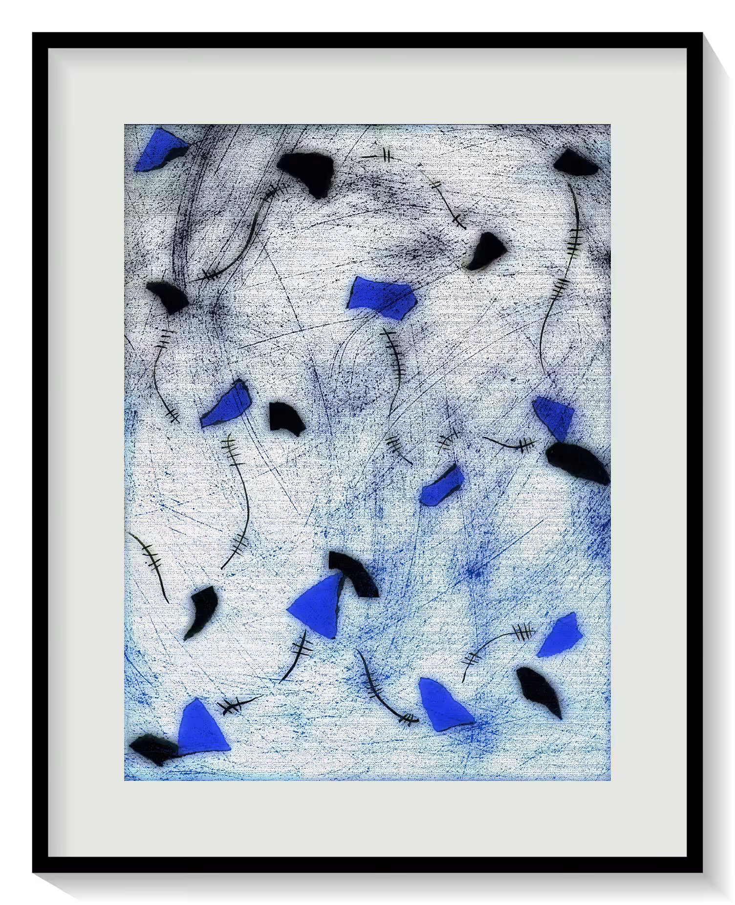 Kites Dancing in a Snowstorm