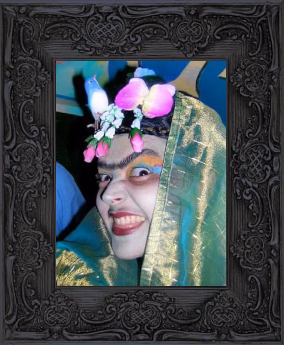 Frida at Halloween 2007