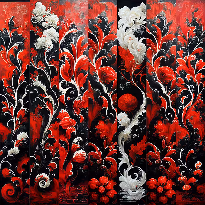AI Chinese Flowers #6
