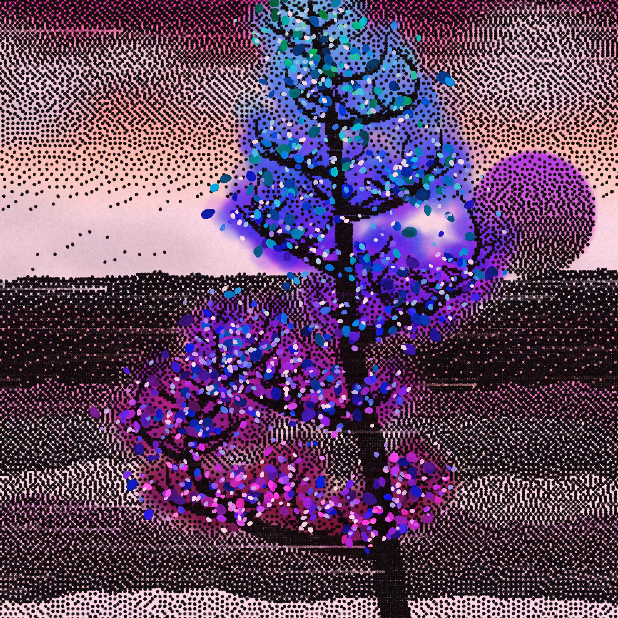 Dithered Branches #120